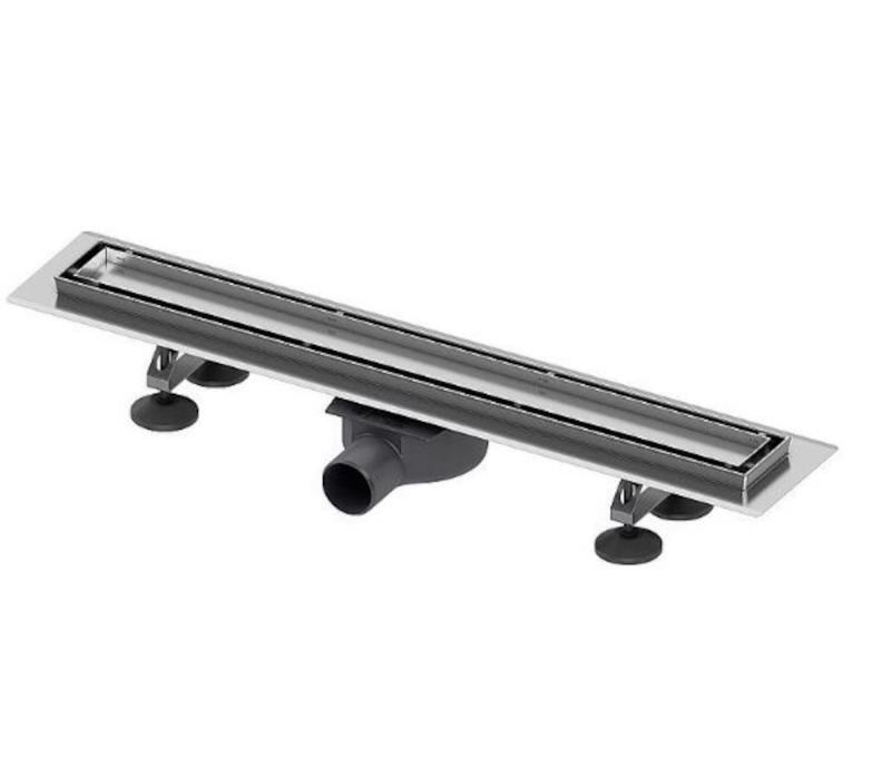 PACHET LINUS PLATE 2 IN 1, 600 MM,  GRILA PLATE/INOX MAT  SIFON DN 50 MEMBRANA ANTIMIROS NOU - imagine 1