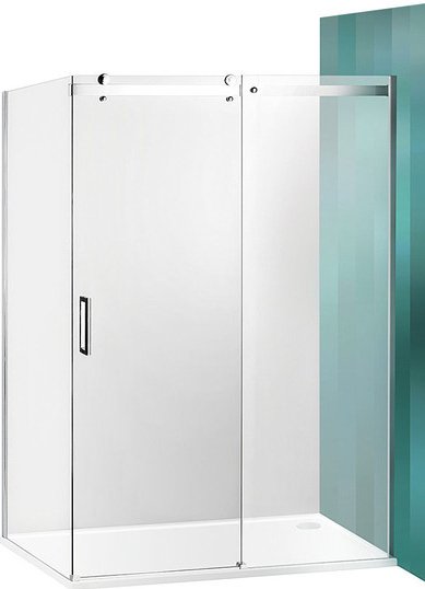 PANOU FIX AMB 900/2000 PROFIL CROM,GEAM TRANSPARENT - imagine 1