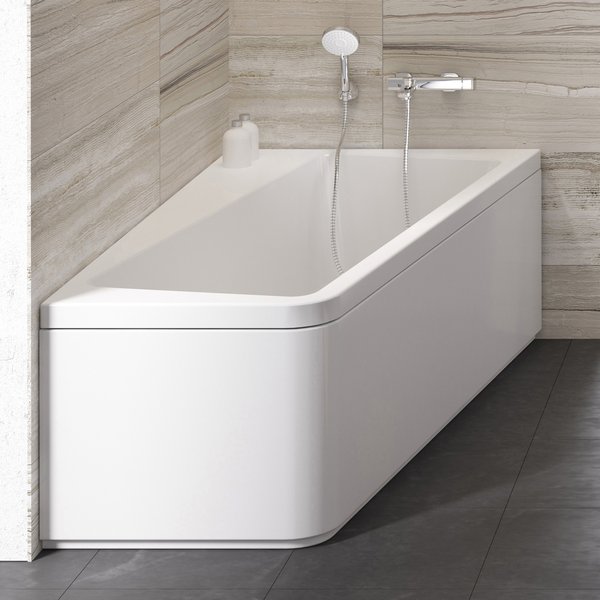 PANOU FRONTAL A 10 GRADE 160CM R SNOWHITE - imagine 1