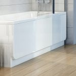 PANOU FRONTAL A CADA CHROME 160CM SNOWHITE