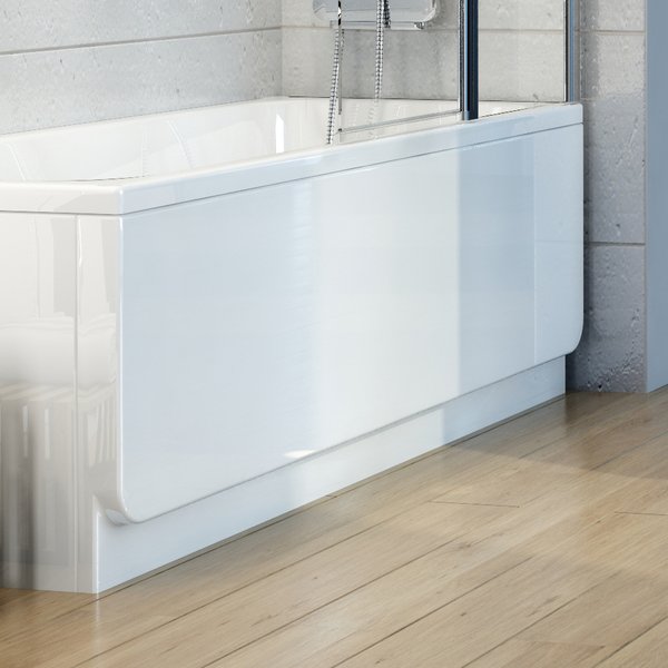 PANOU FRONTAL A CADA CHROME 160CM SNOWHITE - imagine 1