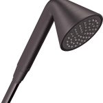 PARA DUS AXOR FRONT 85 MM,  1 JET, BRUSHED BLACK CHROME