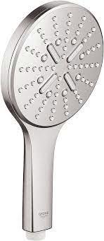 PARA DUS RAINSHOWER SMARTACTIVE 130 3 JET SUPERSTEEL - imagine 1