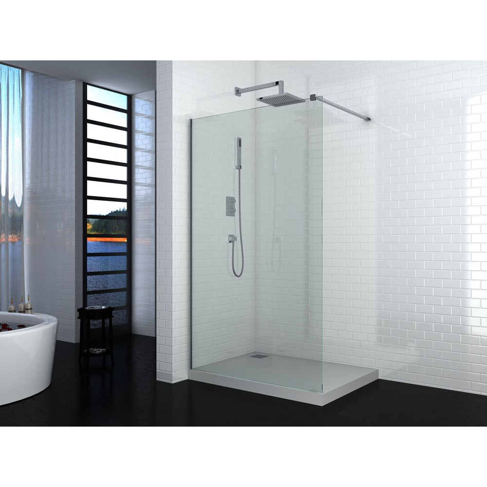 Paravan baie 80x190  8 mm - imagine 2