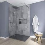 PARAVAN DUS CONNECT 2 90X195 STICLA 6MM TRATATA IDEALCLEAN, PROFIL CROM