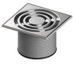 PARTE SUPERIOARA TECEdrainpointS SIFON INCL. GRILA INOX 150X150