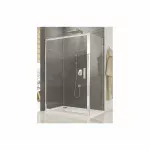 PERETE LATERAL OCELIA, L90 , PROFIL SLEFUIT LUCIOS, STICLA TRANSPARENTA 5MM