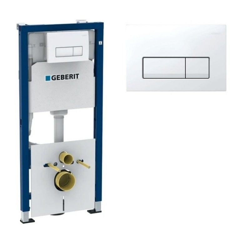 PREPACK WC UP 100 CU CLAPETA DELTA 51 ALBA SI SET FIXARE - imagine 1