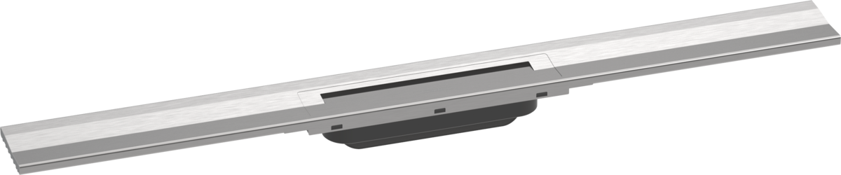 RAINDRAIN FLEX, RIGOLA DUS OTEL INOXIDABIL AJUSTABILA 800 MM, MONTAJ LA PERETE (NECESITA UBOX), BRUSHED STAINLESS STEEL - imagine 1