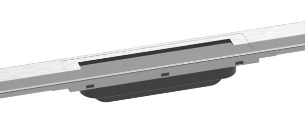 RAINDRAIN FLEX, RIGOLA DUS OTEL INOXIDABIL AJUSTABILA 800 MM (NECESITA UBOX), BRUSHED STAINLESS STEEL