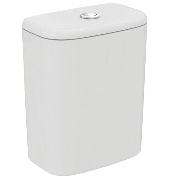 REZERVOR WC TESI, 3/6 L, ALIMENTARE INFERIOARA, ALB MAT