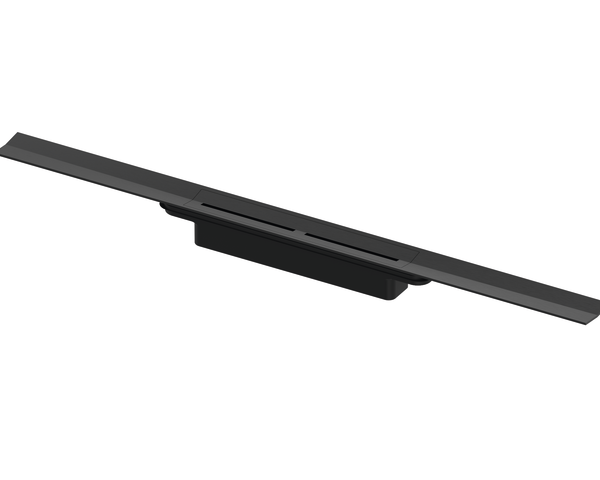 RIGOLA DE DUS TECE DRAINPROFILE CU LUNGIME ADJUSTABILA INTRE 50-100 CM, NEGRU PERIAT