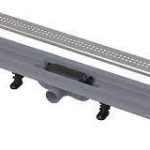 RIGOLA SIMPLE 750 MM PENTRU DUS CU MARGINE PENTRU GRATAR PERFORAT