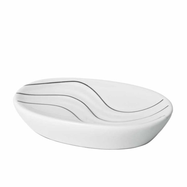 SAPUNIERA WAVE ALB - imagine 1