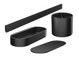 SET ACCESORII BAIE WALLSTORIS, NEGRU MAT - imagine 1