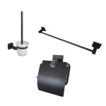 Set accesorii negre 3 piese