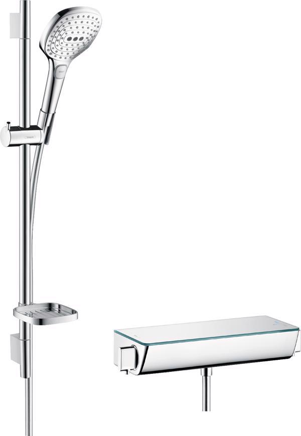SET BATERIE DUS ECOSTAT SELECT TERMOSTATATA CU RAINDANCE SELECT 120 3 JET / BARA 0.65 M - imagine 1