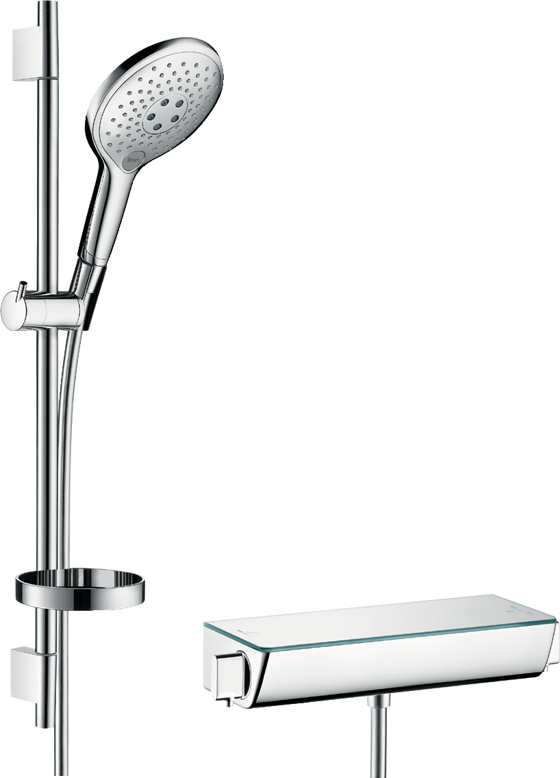 SET BATERIE DUS TERMOSTATATA CU RAINDANCE SELECT 150 /BARA 0.65M CROM - imagine 1