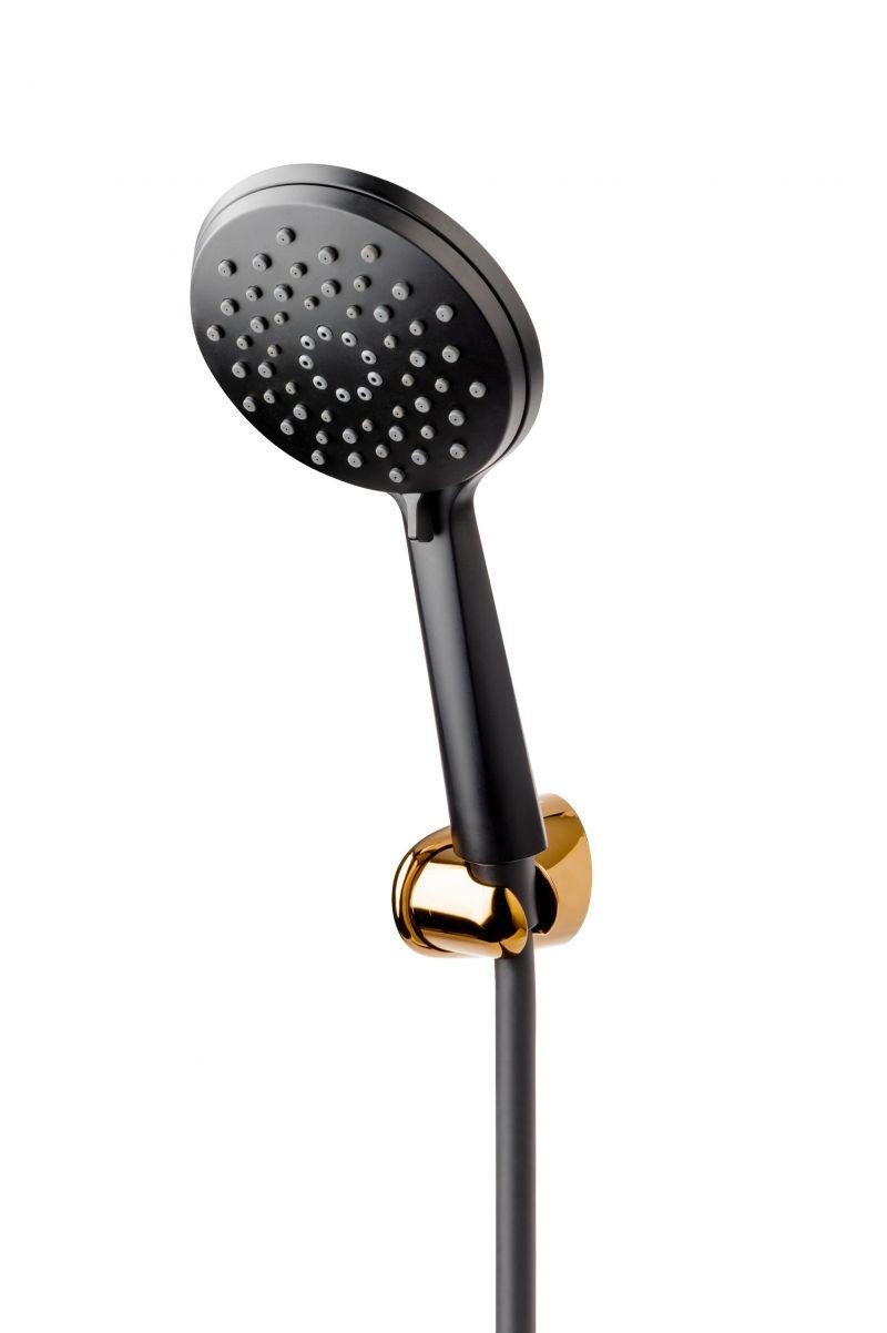SET DE DUS HOTSPRING, CU SUPORT, FURTUN SI PARA DUS 3 FUNCTII, NEGRU-ROZ AURIU - imagine 1