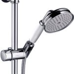 SET DUS AXOR MONTREUX CU FURTUN DE DUS SI PARA, CROM