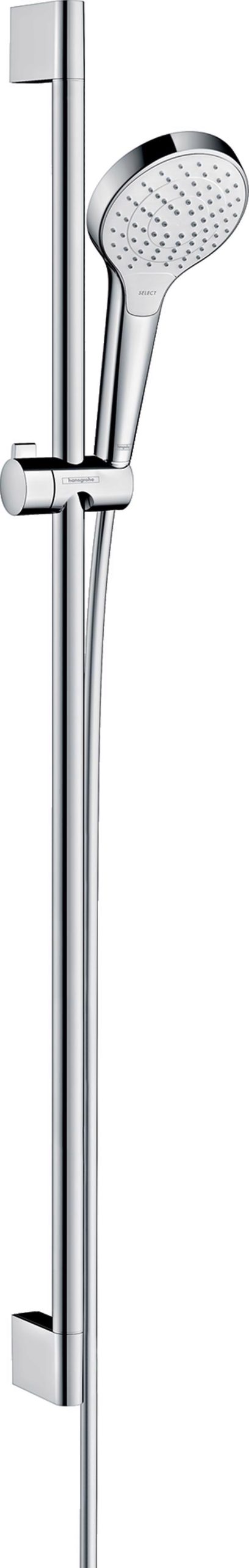 SET DUS CROMA SELECT VARIO 90 CM, ALB-CROM - imagine 1