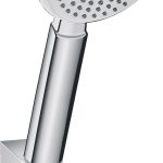 SET DUS CROMETTA 100 1 JET, CU PORTER SI FURTUN 1.25 M, ALB-CROM