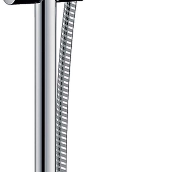 SET DUS CROMETTA 100, BARA 0.65 M, ECO SMART DEBIT 9L/MIN, ALB-CROM