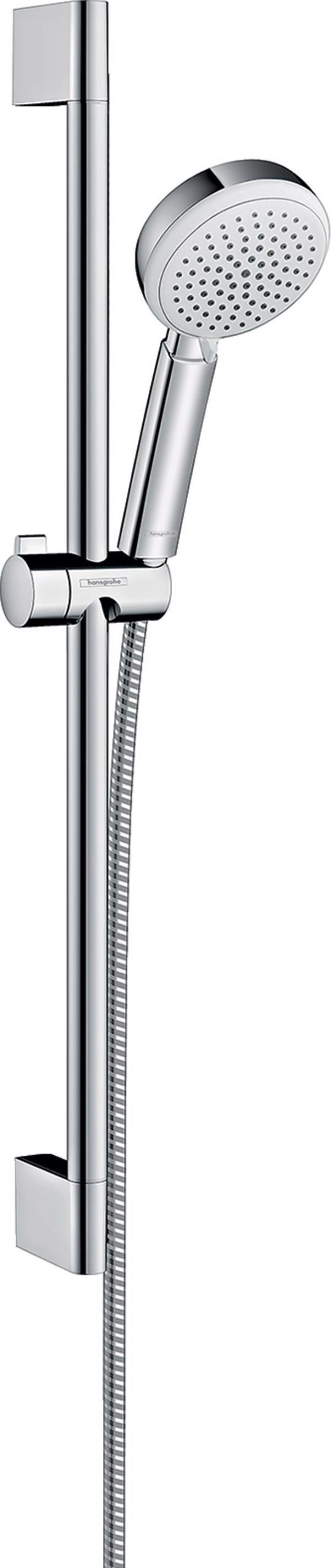 SET DUS CROMETTA 100, BARA 0.65 M, ECO SMART DEBIT 9L/MIN, ALB-CROM - imagine 1