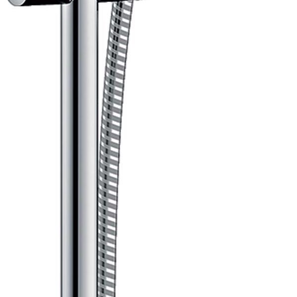 SET DUS CROMETTA 100 MULTI, BARA 65 CM, ALB-CROM