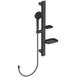 SET DUS IDEALRAIN ALU+, BARA DUS 600MM, PARA 100MM 2 JETURI, FURTUN 1750MM, SILK BLACK
