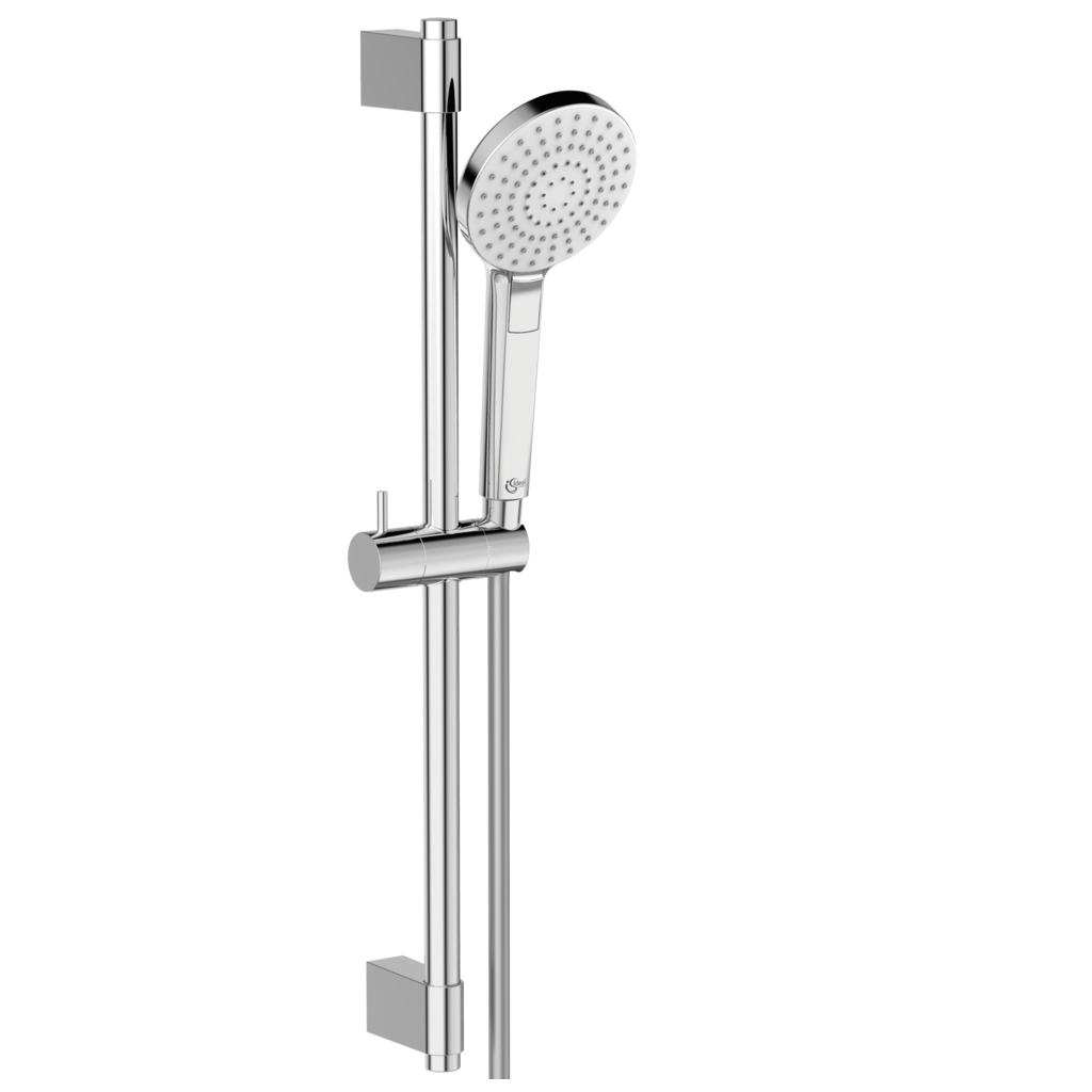SET DUS IDEALRAIN EVO ROUND CU PARA CU 3 JETURI110 MM, FURTUN 1750 MM SI BARA 600 MM - imagine 1