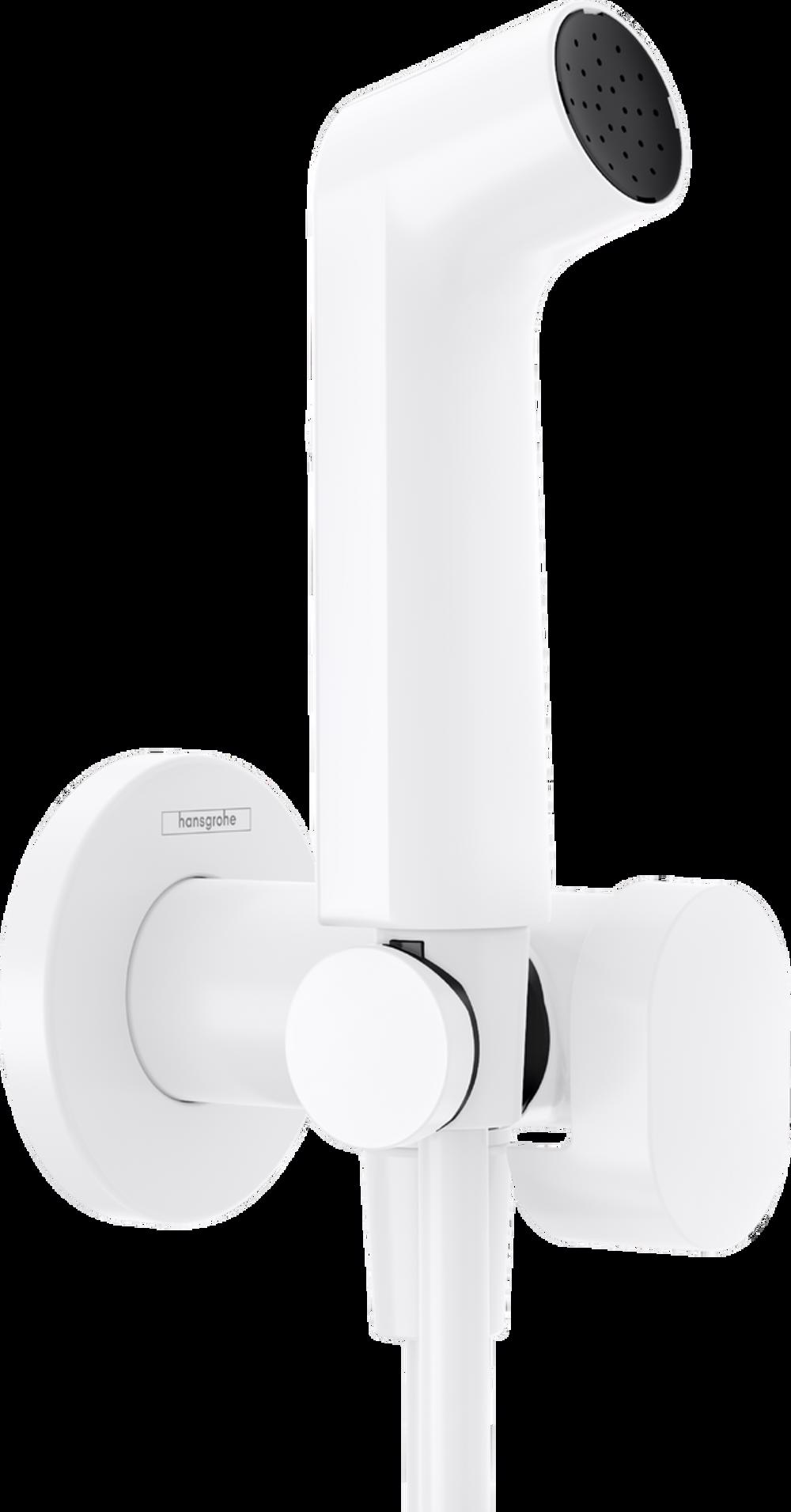 SET DUS INCASTRAT IGIENA INTIMA S CU MIXAJ, SUPORT DUS, FURTUN 1,25M, ALB MAT ( NECESITA CORP INCASTRAT 29235180) - imagine 1
