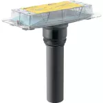 SET INSTALARE PENTRU CANAL DUS CLEANLINE CU IESIRE VERTICALA