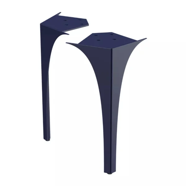SET PICIOARE FATA COLOANA LOUIS (2 BUC), 27.5 CM, BLEUMARIN MAT