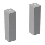 SET PICIOARE GEBERIT MODO H 23-24.5 CM CROMATE