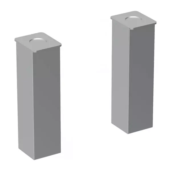 SET PICIOARE GEBERIT MODO H 23-24.5 CM CROMATE