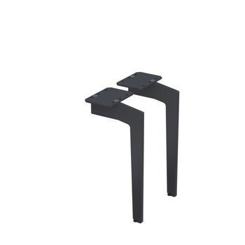 SET PICIOARE MOBILIER SIENA (2 BUC), NEGRU MAT