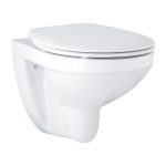 SET VAS WC BAU CERAMIC SUSPENDAT CU CAPAC FIX
