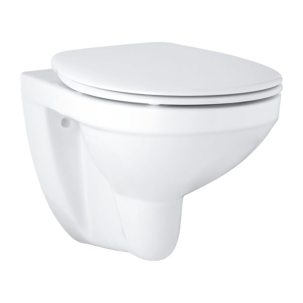 SET VAS WC BAU CERAMIC SUSPENDAT CU CAPAC FIX