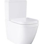 SET VAS WC EURO CERAMIC BTW RIMLESS TRIPLE VORTEX REZERVOR 3/5L CU CAPAC SOFT-CLOSE