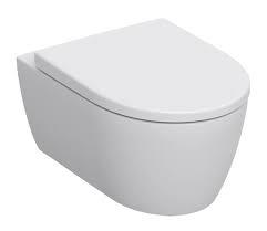 SET VAS WC SUSPENDAT ICON , SPALARE VERICALA, FORMA INCHISA, RIMFREE, CU CAPAC SOFT CLOSE QUICK-RELEASE, FIXARE DE SUS