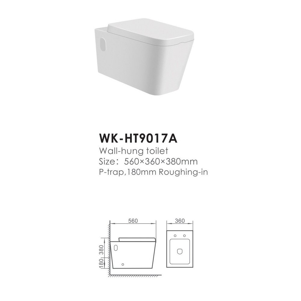 Vas WC suspendat HT9017A - imagine 2