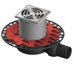 SIFON COMPLET EXTRAPLAT TECEdrainpointS 110, EVACUARE LATERALA DN 50, INTRARE DN40