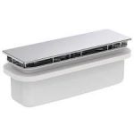 SIFON CU ORNAMENT VENTIL RECTANGULAR CROM PENTRU CUVA ULTRAFLAT