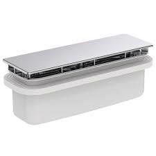 SIFON CU ORNAMENT VENTIL RECTANGULAR CROM PENTRU CUVA ULTRAFLAT