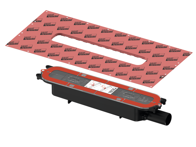 SIFON TECEDRAINPROFILE PLAT, EVACUARE LATERALA DN 40 CAL. I - imagine 1