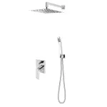 SISTEM DUS 6 IN 1 BRINA, BATERIE INCASTRATA 2 IESIRI, CAP DUS FIX, BRAT, PARA, FURTUN SI RACORD PENTRU BATERIE INCASTRATA, CROM