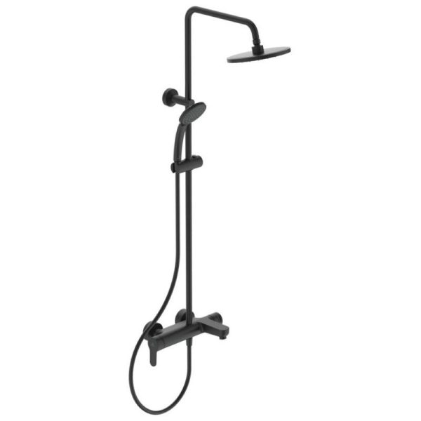 SISTEM DUS CERAFINE O, CU BATERIE MONOCOMANDA CADA, CAP DUS 200 MM,FURTUN SI PARA,SILK BLACK
