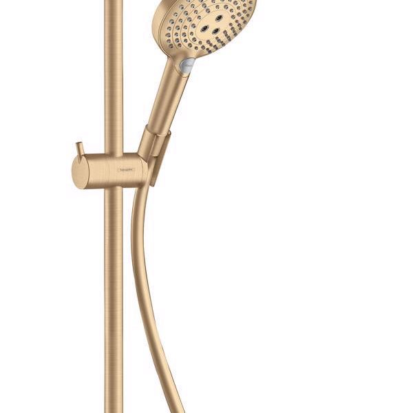 SISTEM DUS CROMA SELECT S 280 1 JET ECOSMART CU TERMOSTAT SI PARA 120 3 JET, BRUSHED BRONZE