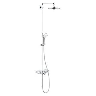 SISTEM DUS EUPHORIA TERMOSTATIC SMART CONTROL 260 CU PIPA CADA - imagine 1